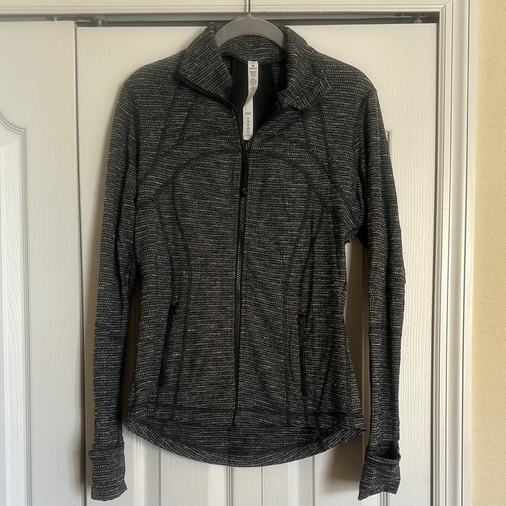 lululemon athletica define Black and Gray Full-Zip Jacket